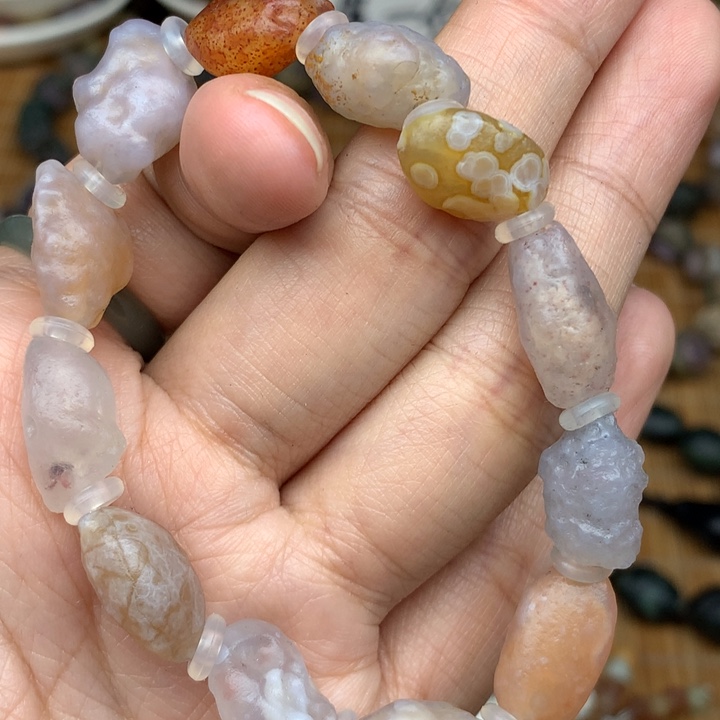 玛瑙/玉髓珠宝半成品未镶嵌