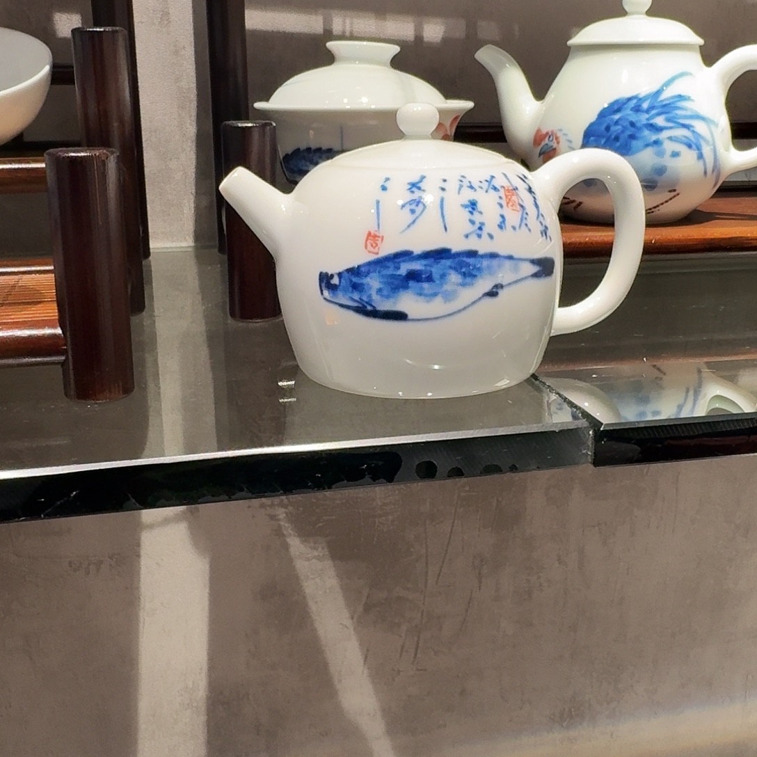 观宋手绘茶具茶壶