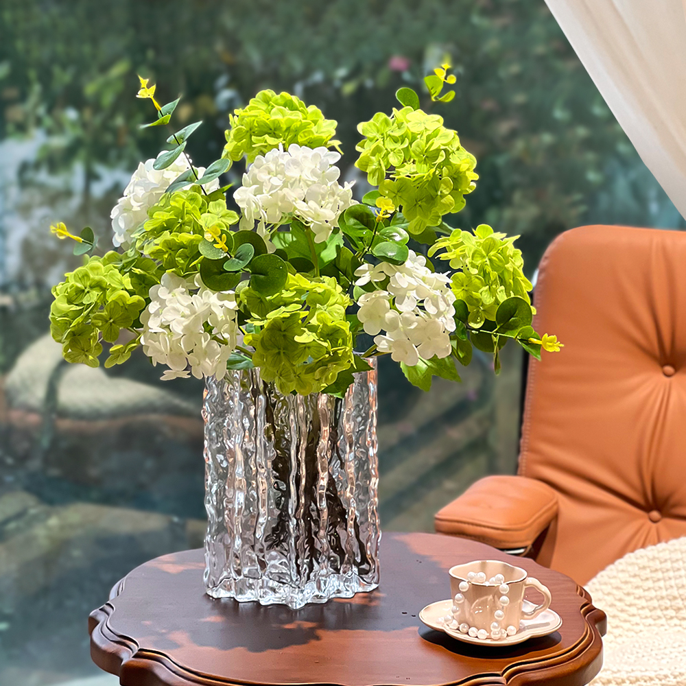 手感保湿仿真木绣球花茶几装饰假花拍摄道具森系仿真装饰花