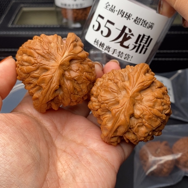 把件文玩核桃热****Y55龙鼎全品70克