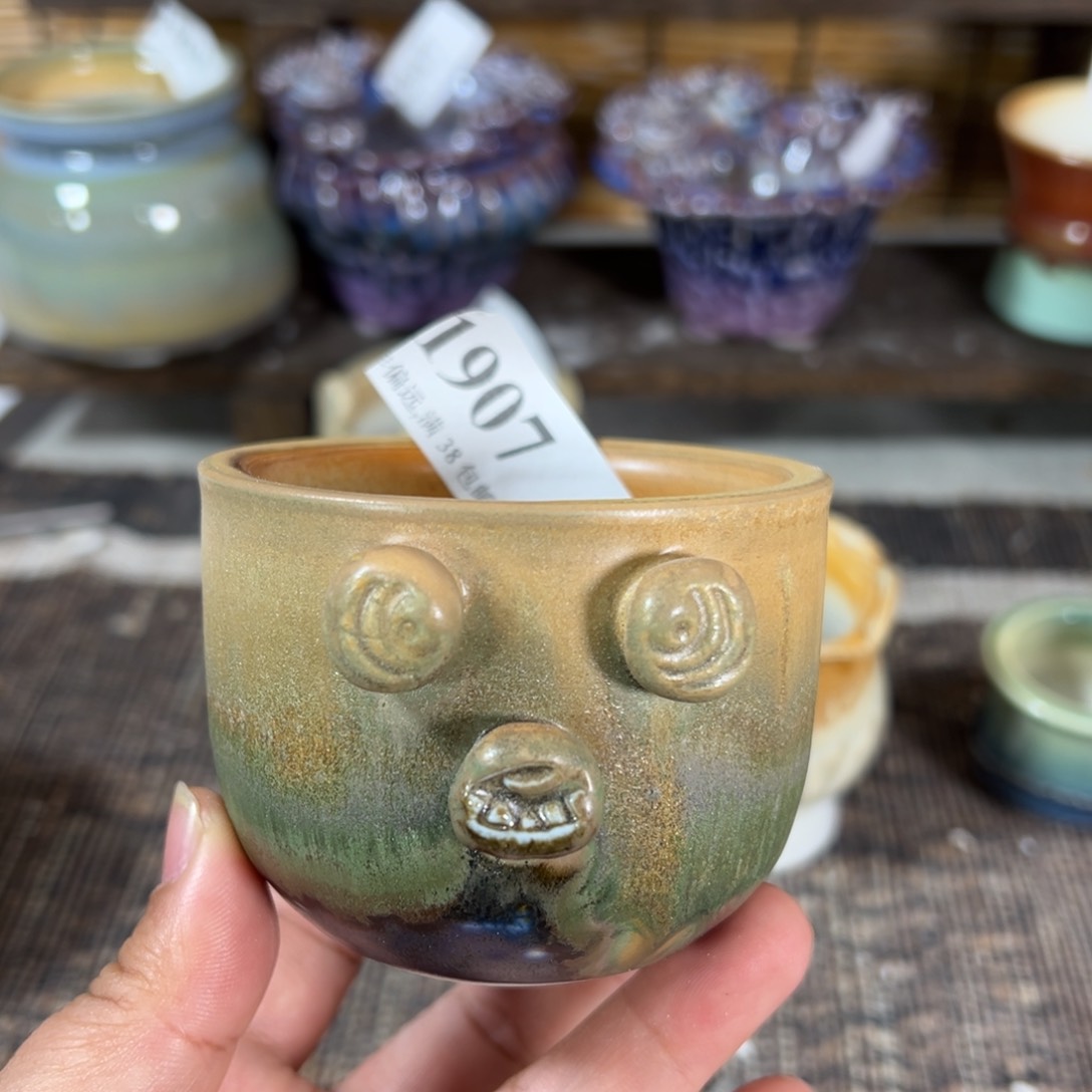 红陶景德镇手工花盆