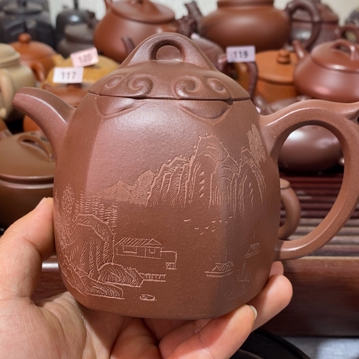 紫砂茶壶精工制作