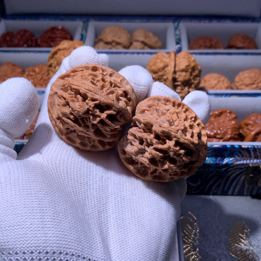 文玩核桃把件苹果园0723