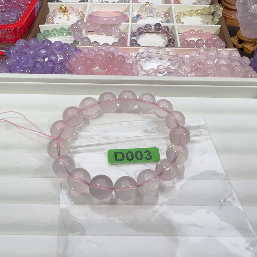 水晶手链未镶嵌莫桑比克粉水12