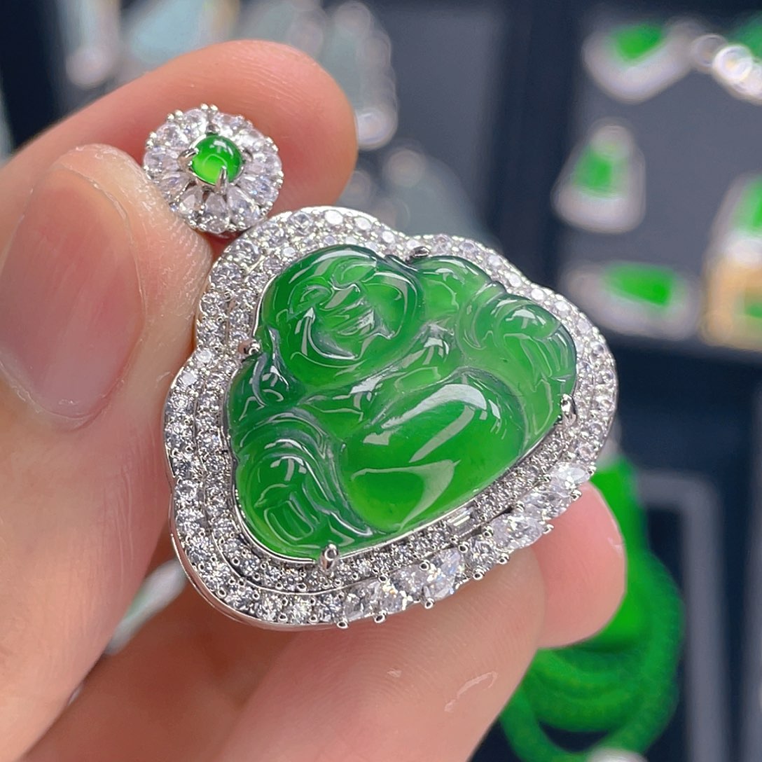 翡翠吊坠(不含链)未镶嵌