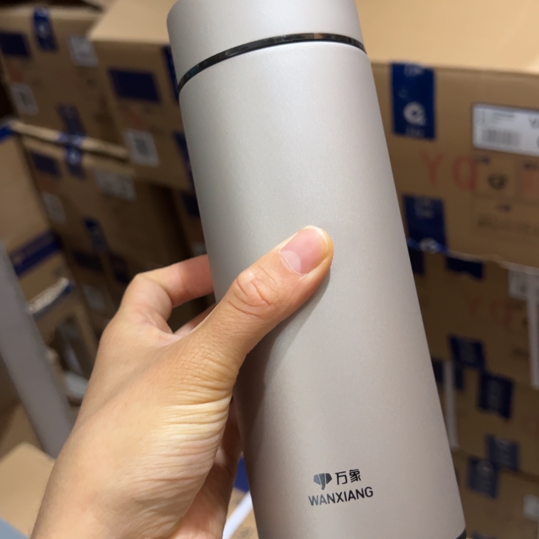 万象H933黄色304没有网480玻璃杯➕杯套