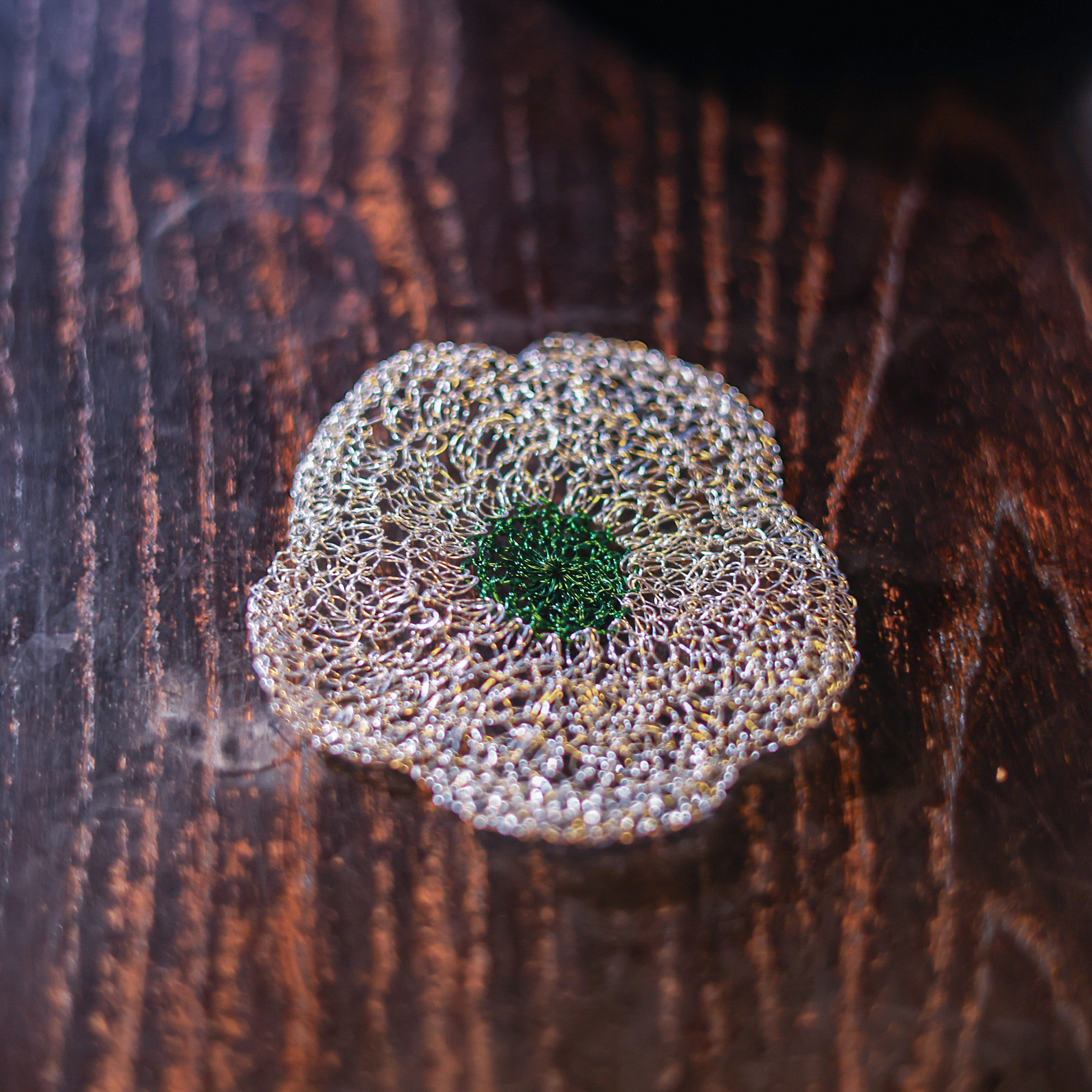 【九姐爱喝茶】手工编织山茶花养壶垫（春喜铜0427）