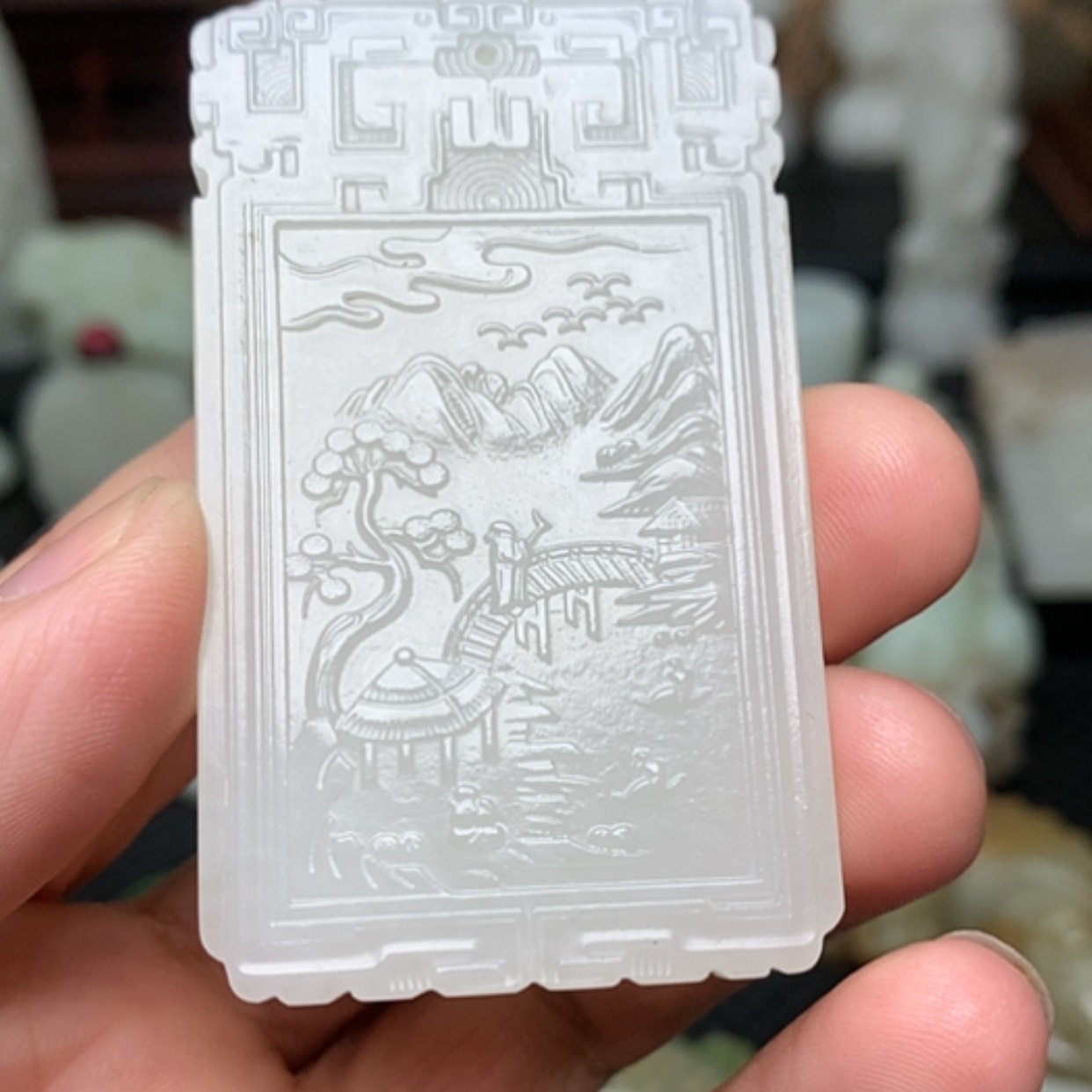 【闪购商品】未镶嵌和田玉挂件思*