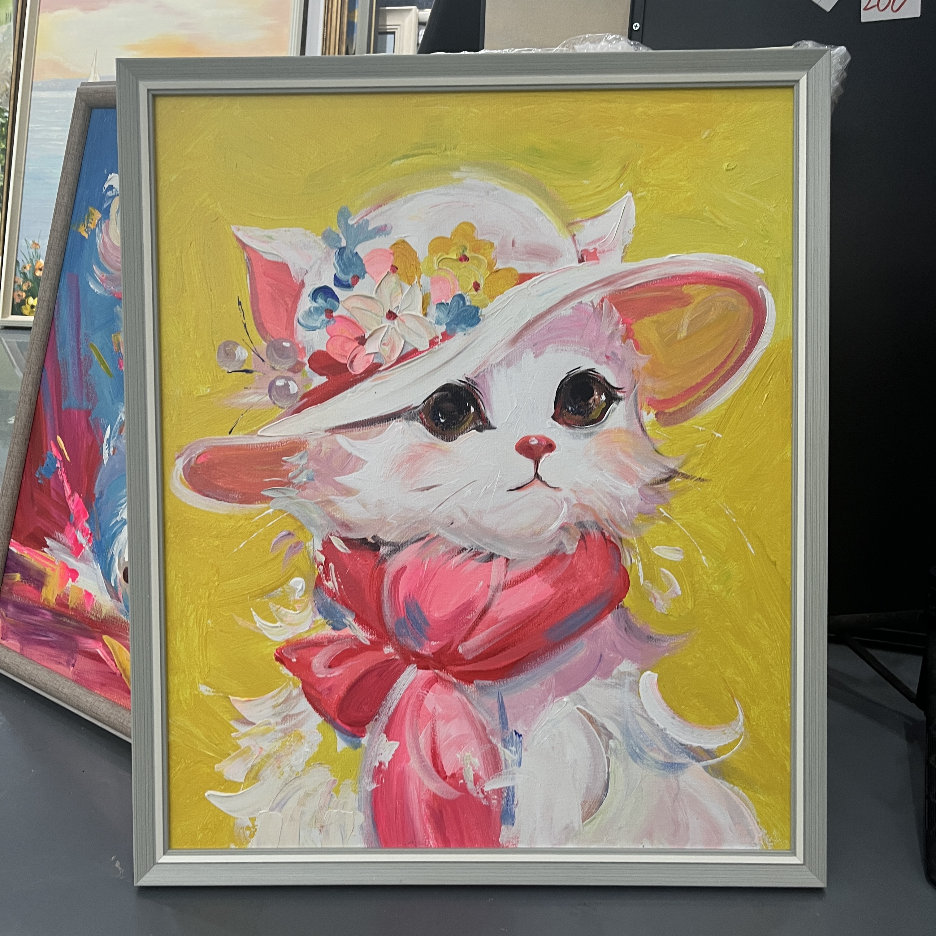 直播间油画下单专用链接50*60猫咪