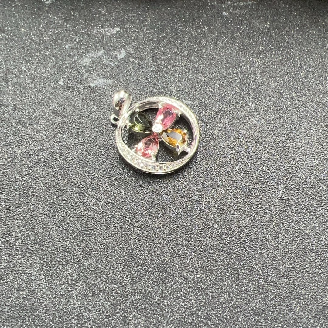 BY0214FXH标33 碧玺吊坠