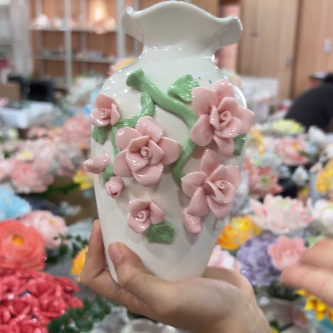 陶瓷花拍满20元发货，退款的拉黑