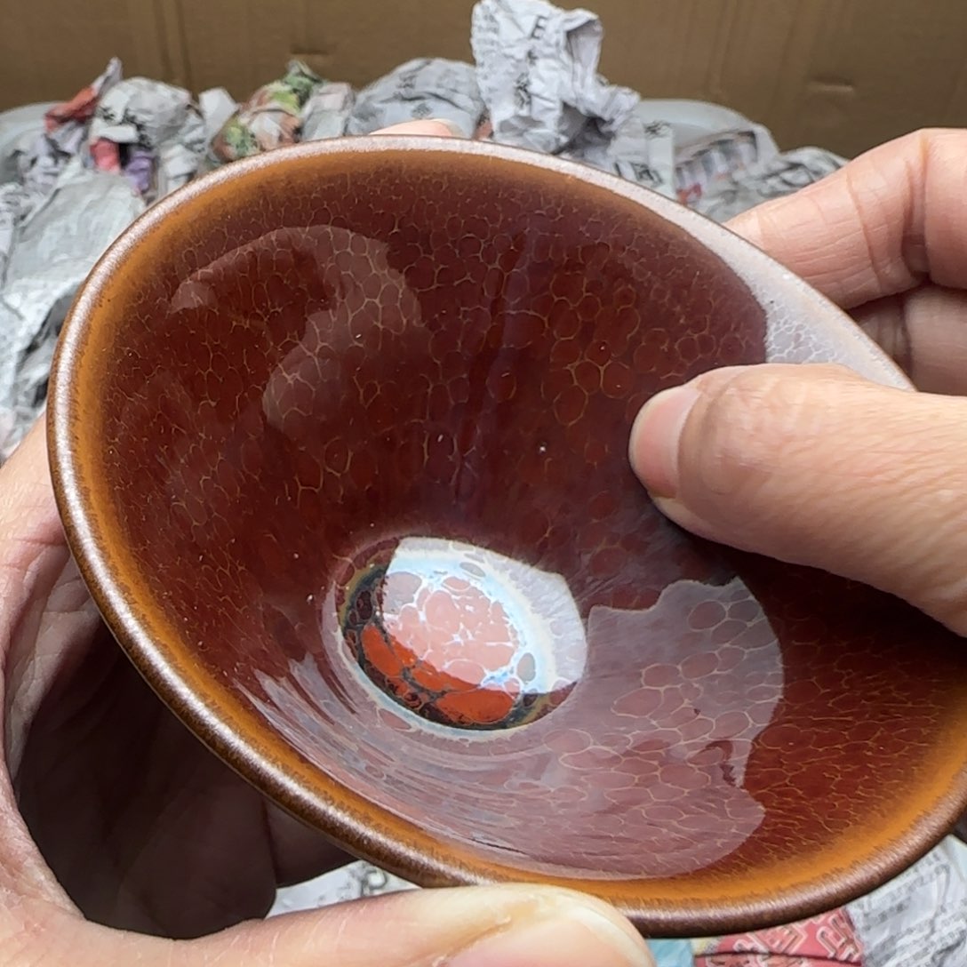 茶盏建窑建盏主人杯单盏微瑕