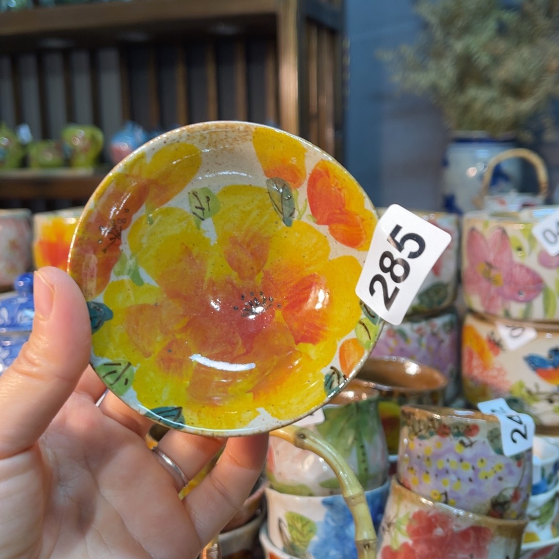 杯素浅陶瓷手工手绘