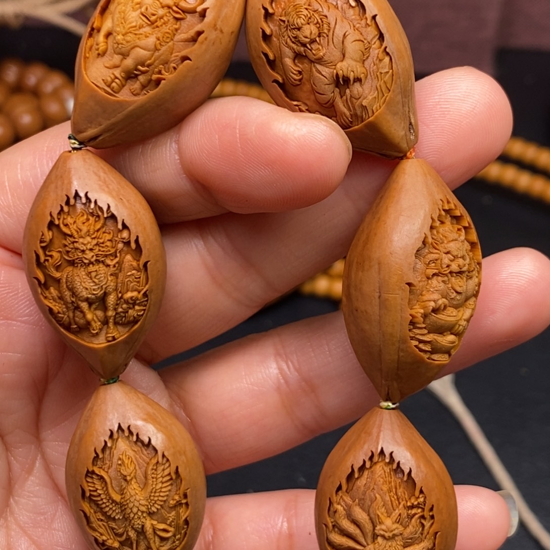 猴头核桃吊坠橄榄猴头