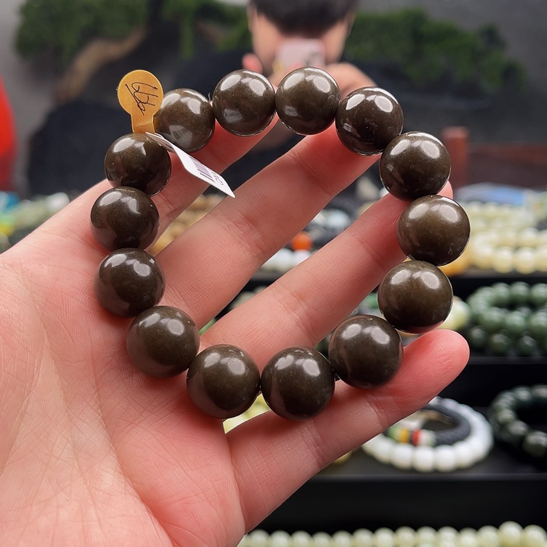 和田玉手串未镶嵌