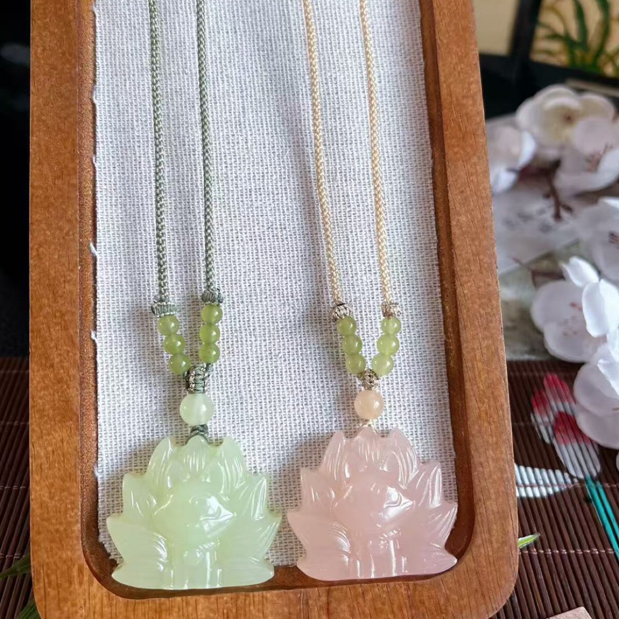 三厘米荷花锁骨链精致毛衣链