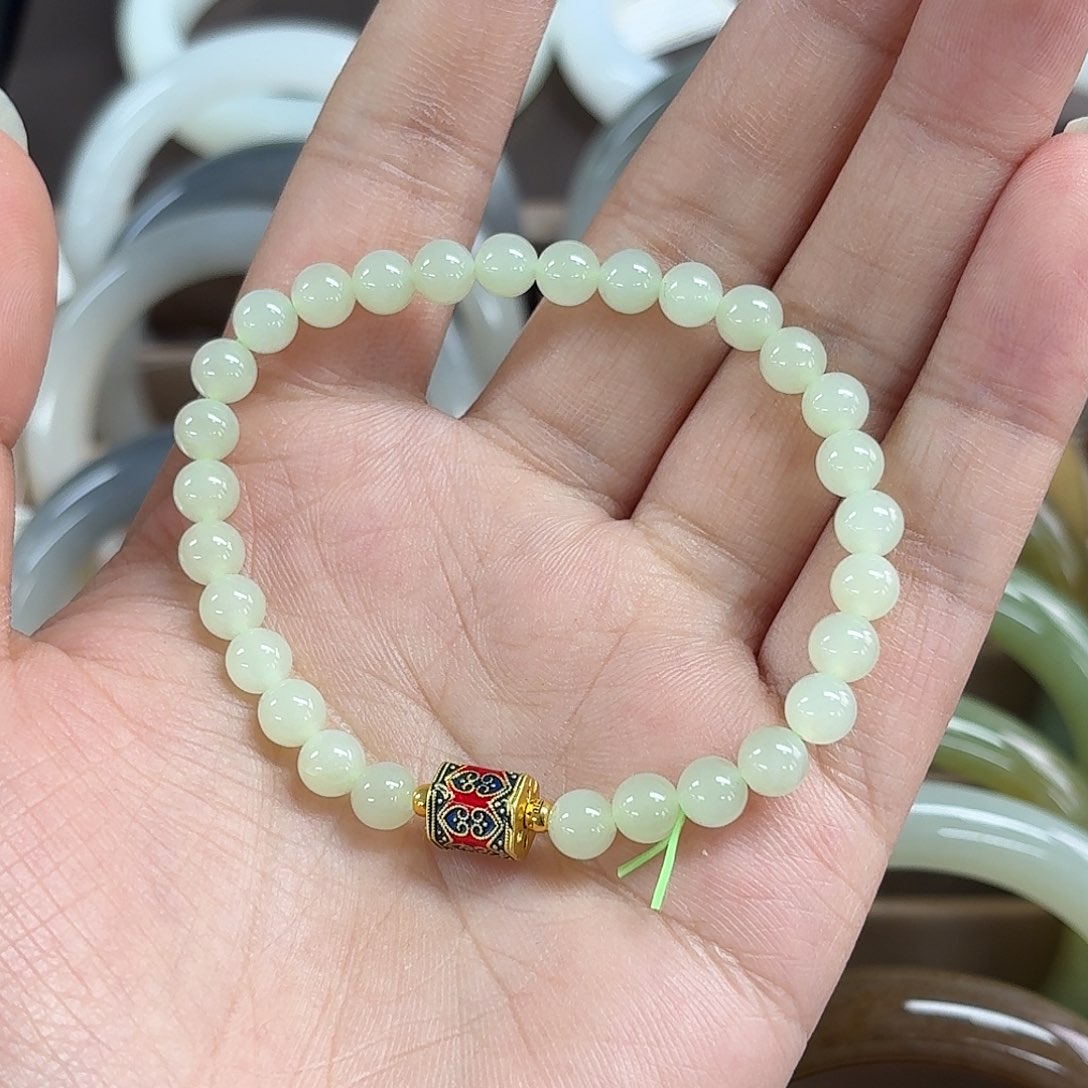 和田玉手链未镶嵌