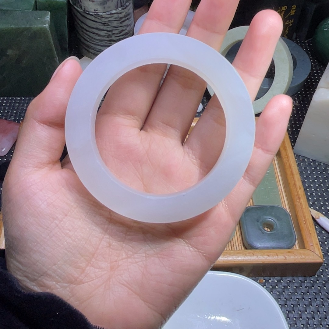 未镶嵌和田玉珠宝半成品丫*呀