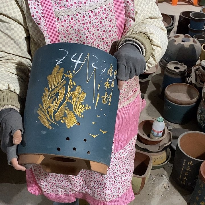 紫砂花盆紫砂花盆