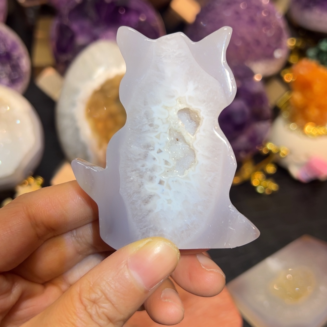 未镶嵌珠宝半成品紫晶21水晶摆件