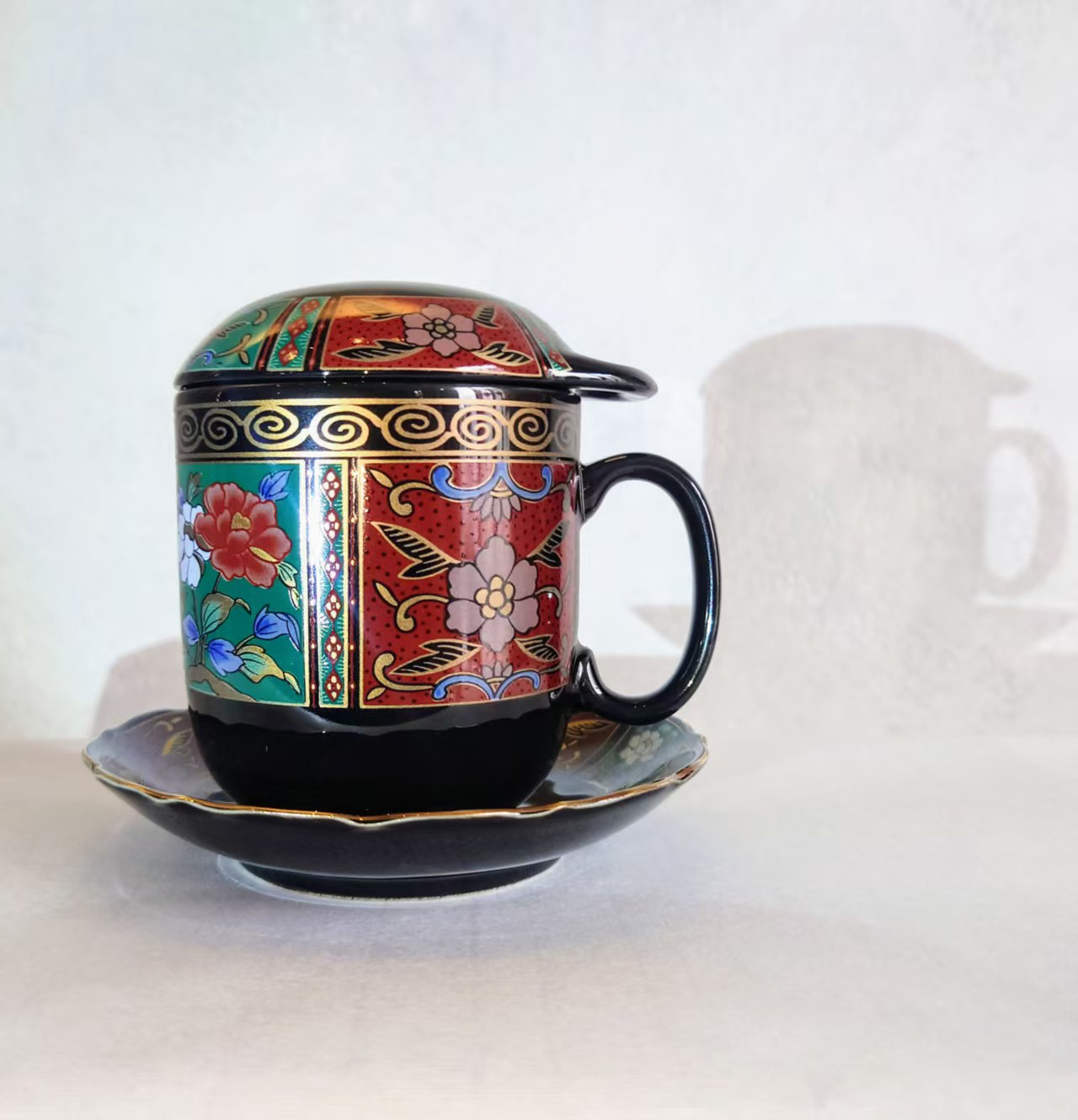 日式伊万里描金杯