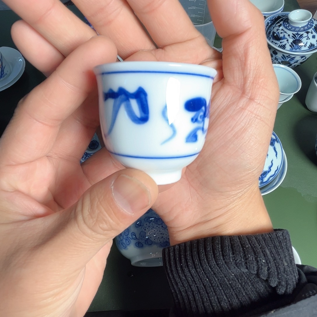 杯青花瓷器青花瓷器