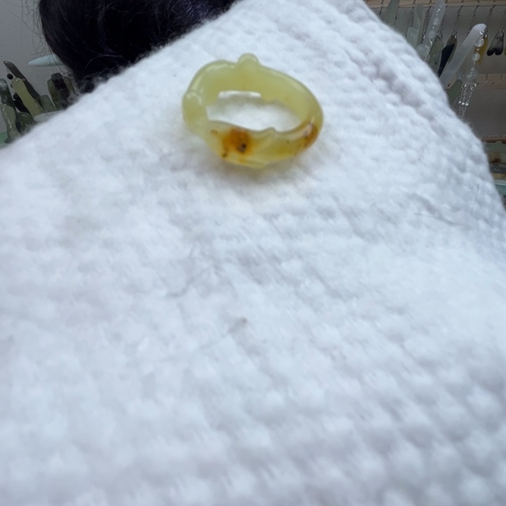 蛇纹石玉发饰未镶嵌