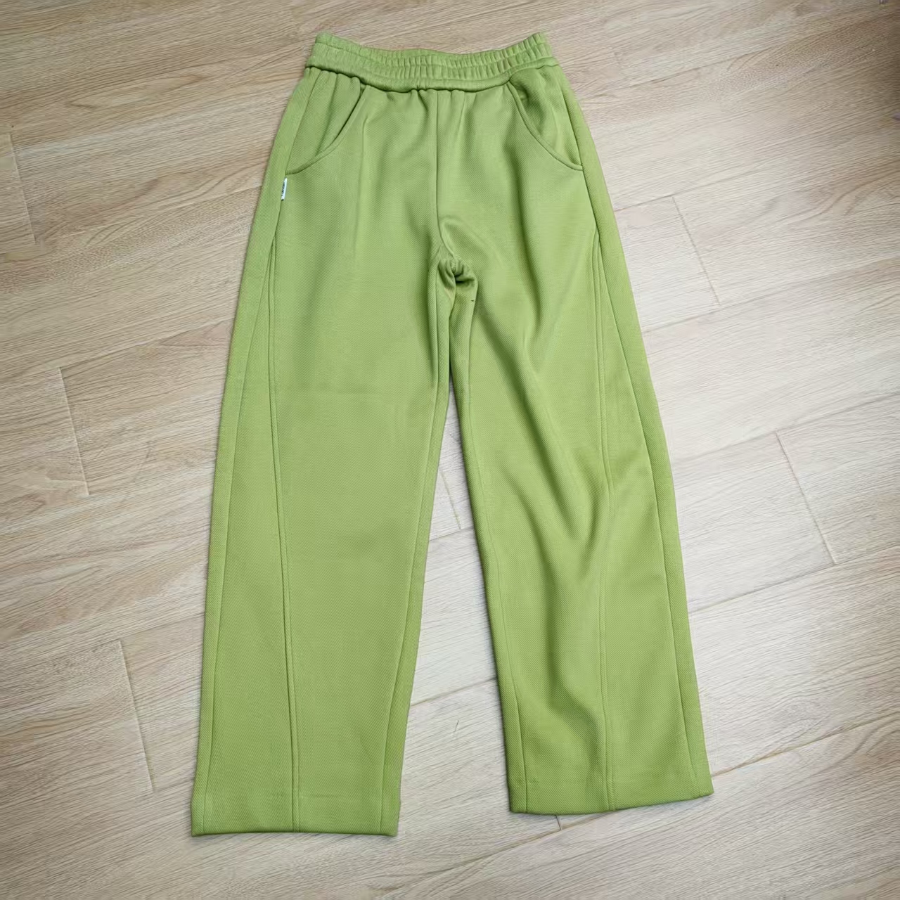 【南油玲姐】绿色加绒休闲裤A8833