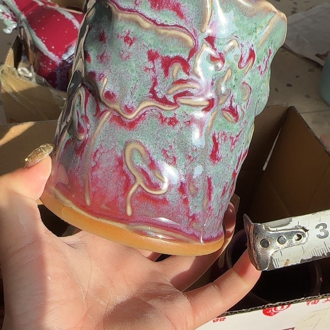 摆件陶郑家钧窑摆件