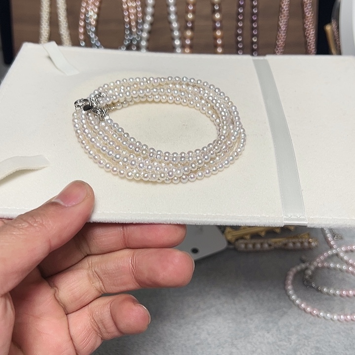 颈饰钛钢淡水珍珠