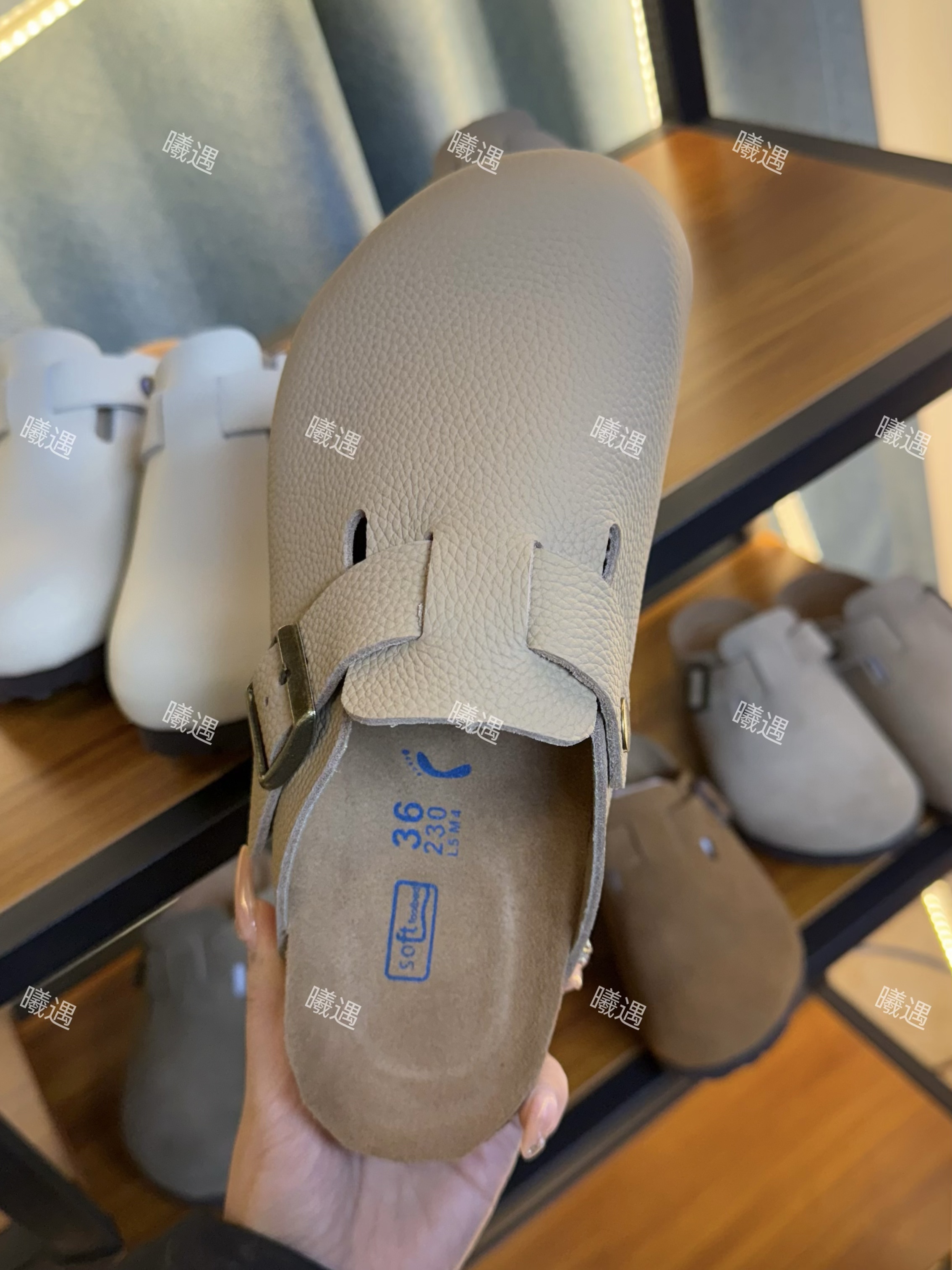  【勃肯半包】真软木博肯全包新款真皮男女同款勃肯鞋软底百搭低帮