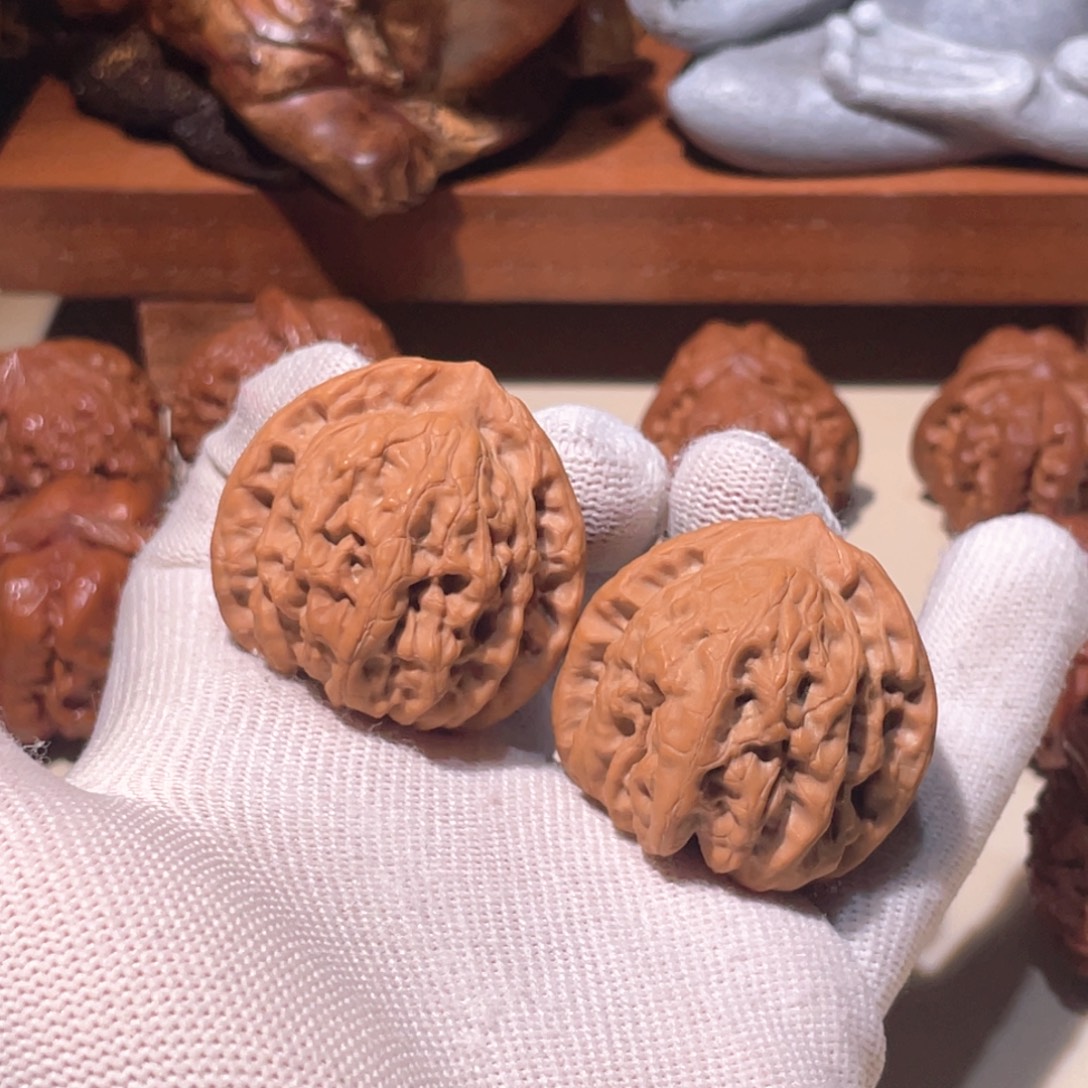 把件文玩核桃佛肚3836，6051