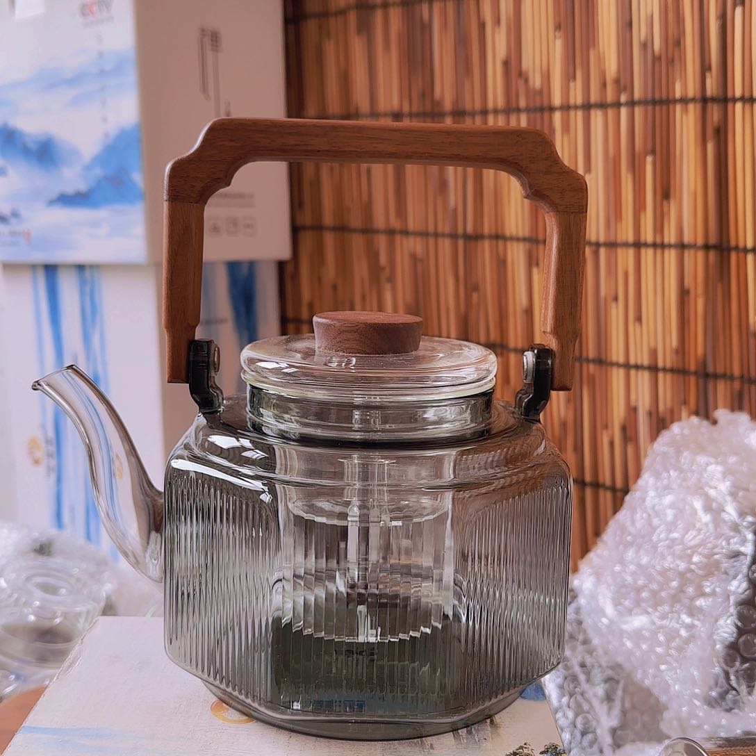 高硼硅玻璃茶水分离款T12黑