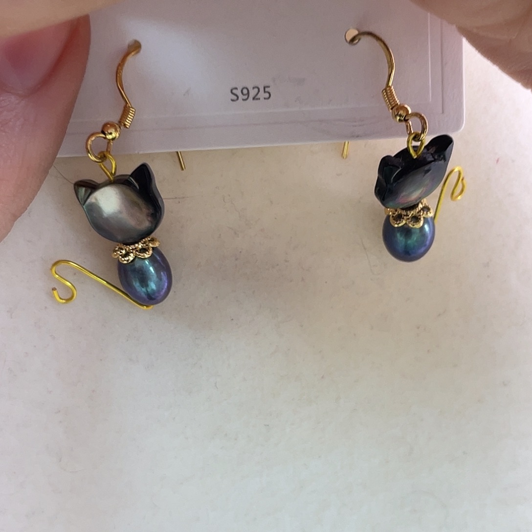 淡水珍珠耳饰未镶嵌