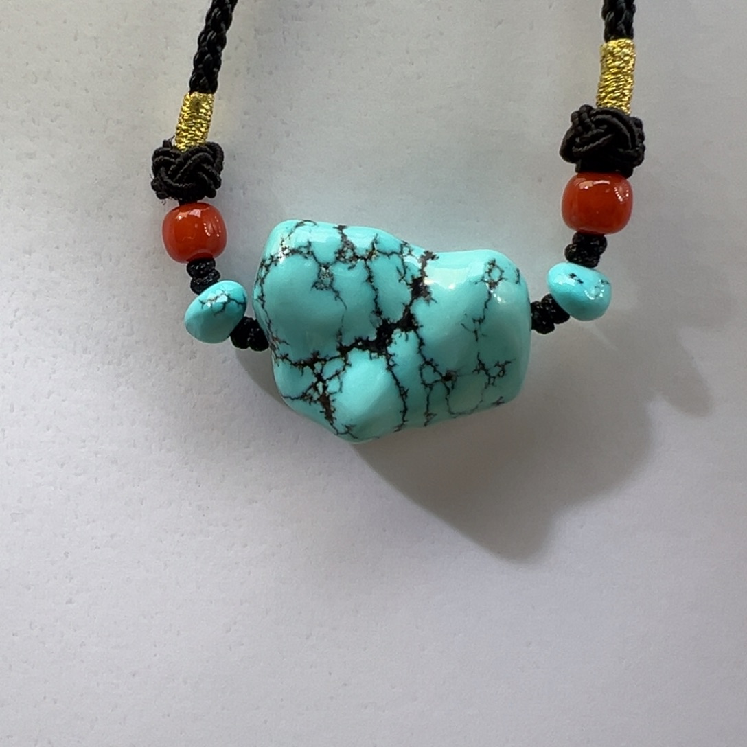 绿松石未镶嵌挂件