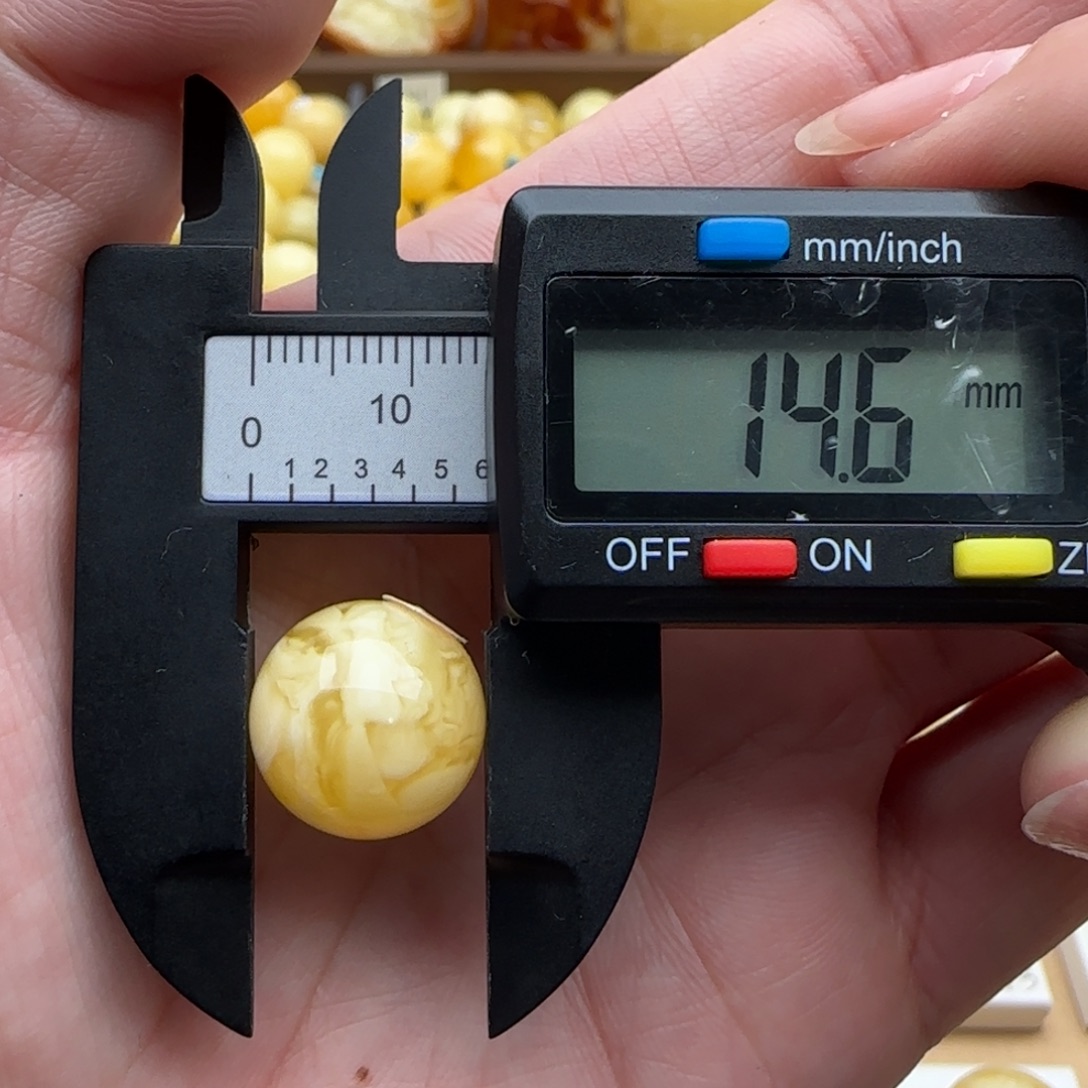 小***学蜜蜡未镶嵌裸石妖花珠子