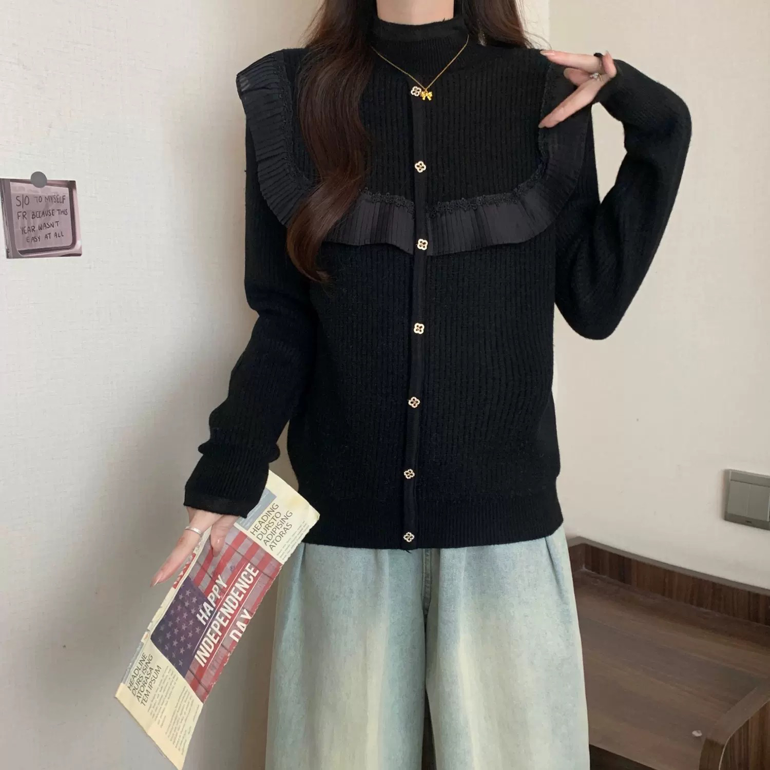 688#新款女装加绒上衣
