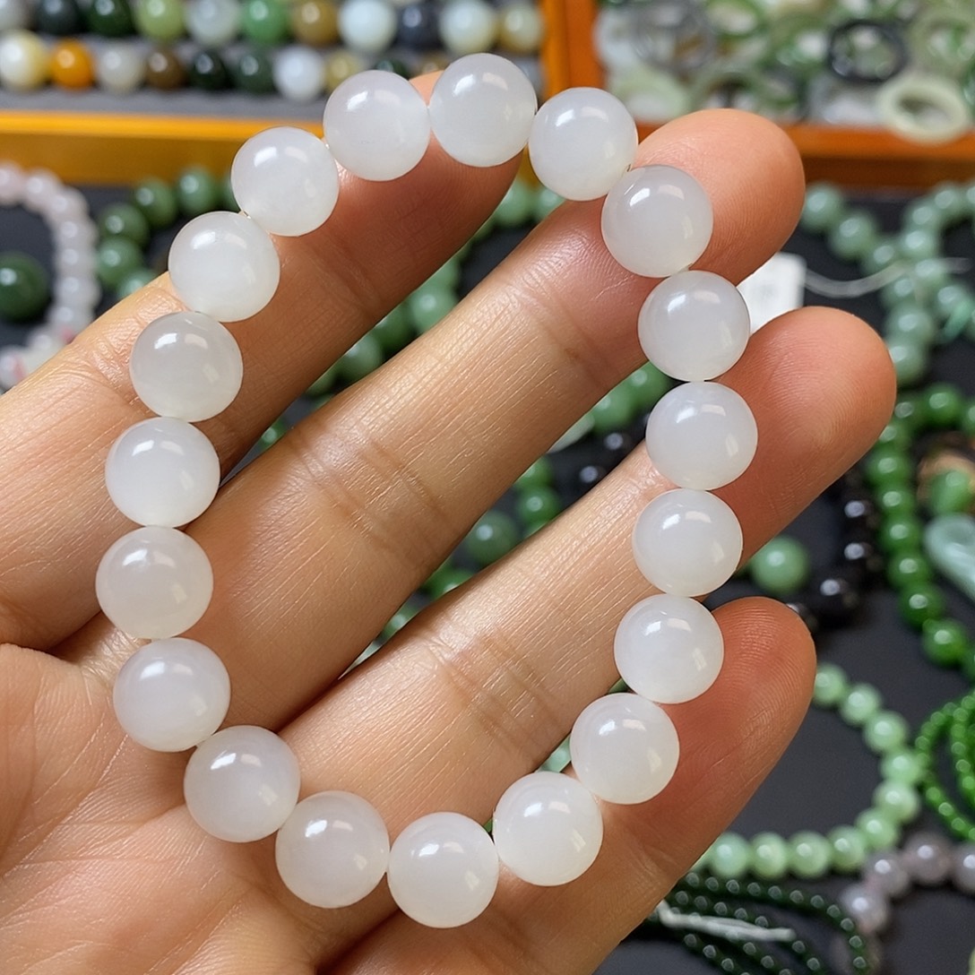 和田玉未镶嵌手链