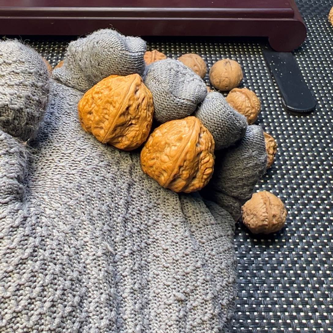 把件文玩核桃Yunshi三角