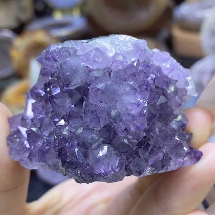 未镶嵌珠宝半成品紫晶仙女紫晶块