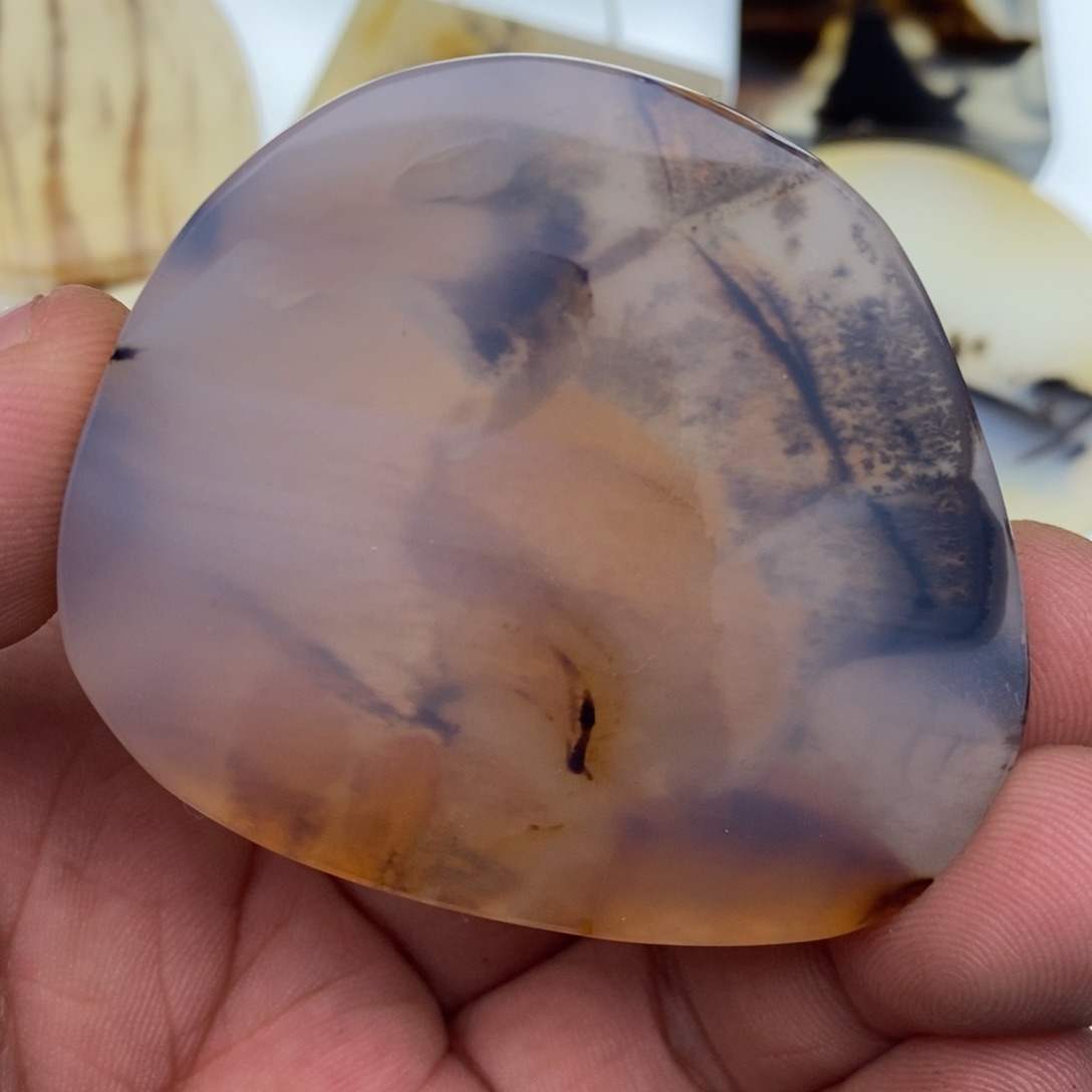 玛瑙/玉髓牌子足银镀金镶嵌