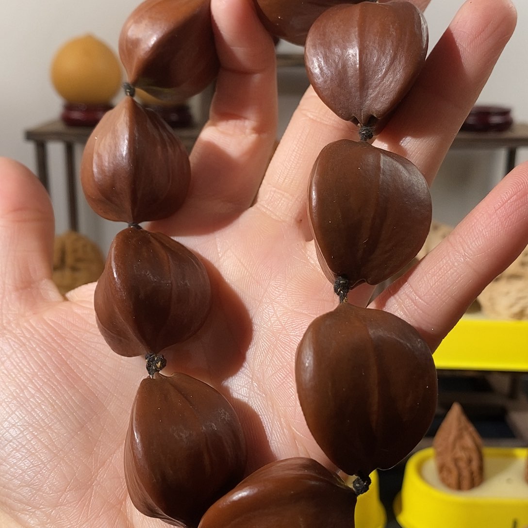 吊坠文玩核桃橄榄核手持9颗28