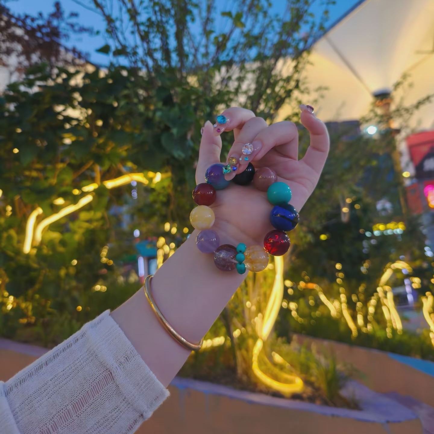 【强推爆款】主播自留款·大卡浓郁彩色多宝（拍2单是1串）