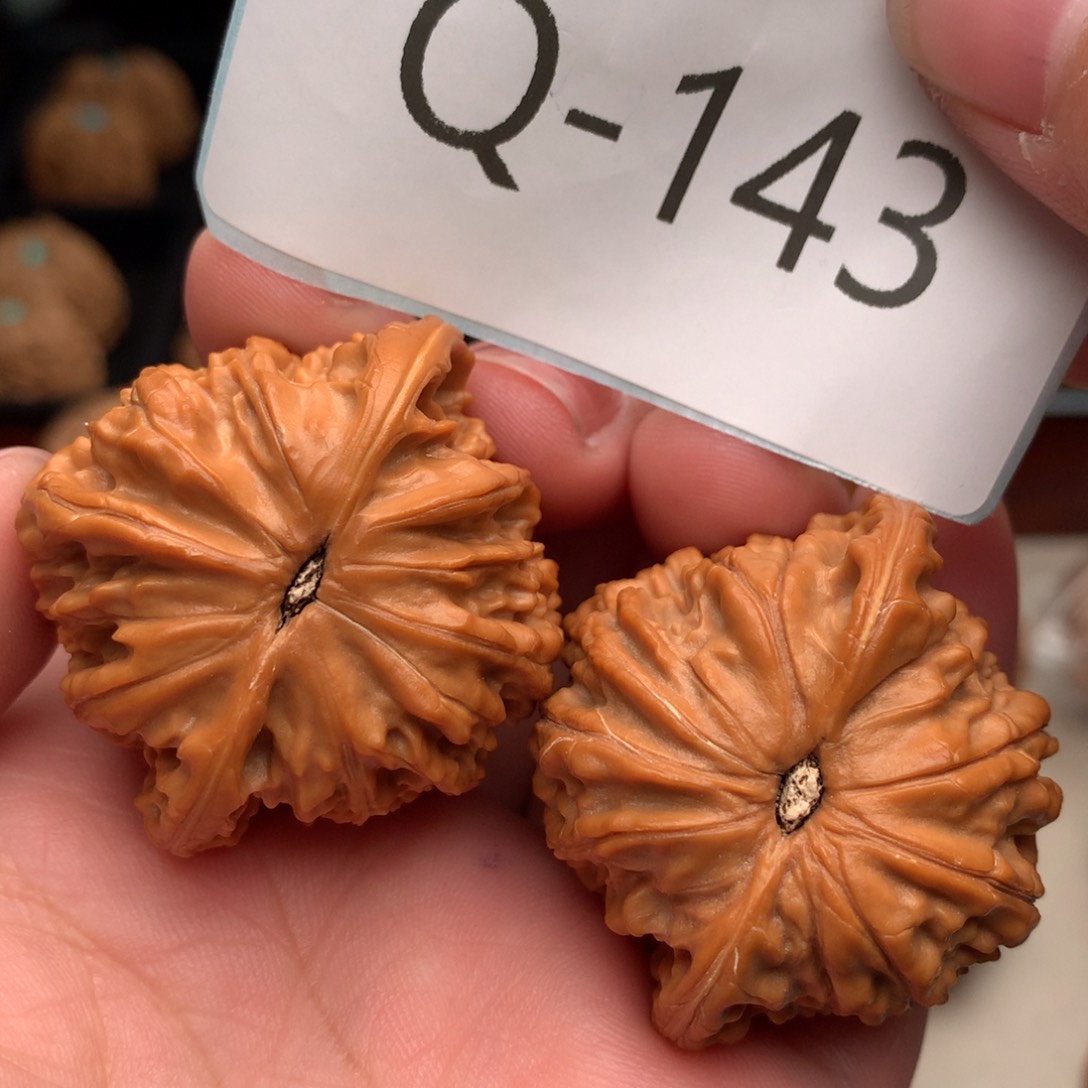 文玩核桃把件40磨盘………