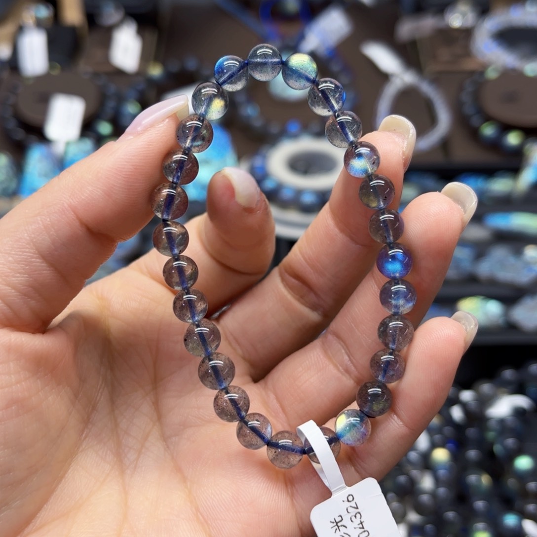 长石手链未镶嵌芝****-7左右