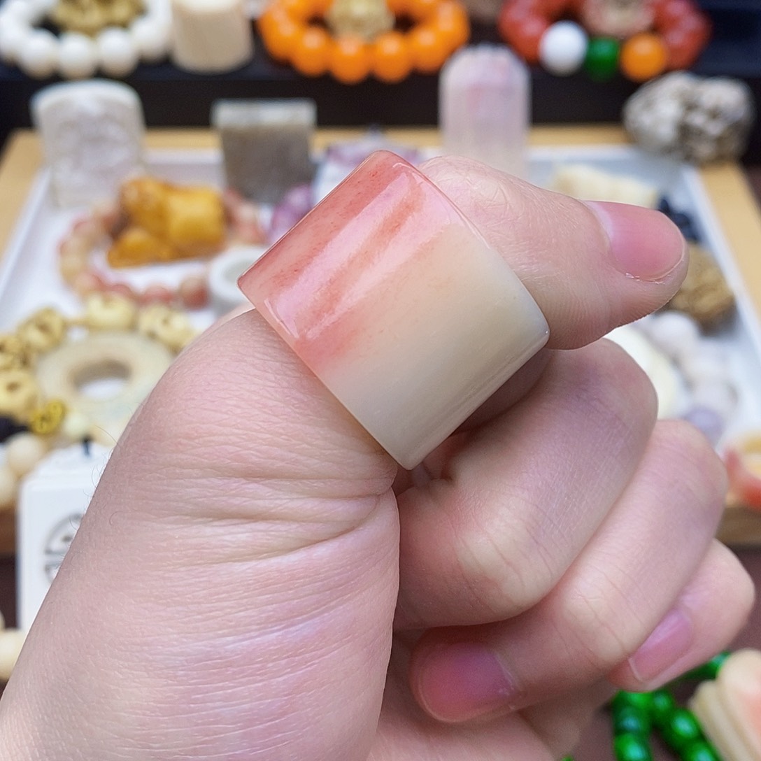驼骨手串/手链21圈口驼骨血料扳指