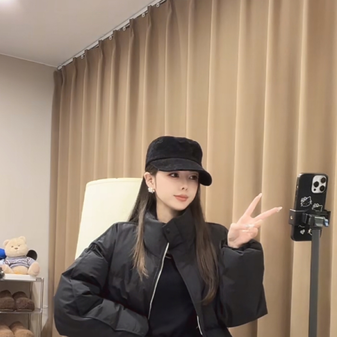 越野兔 宽檐翻皮绒秋冬高端时尚显脸小百搭骑士帽女帽子