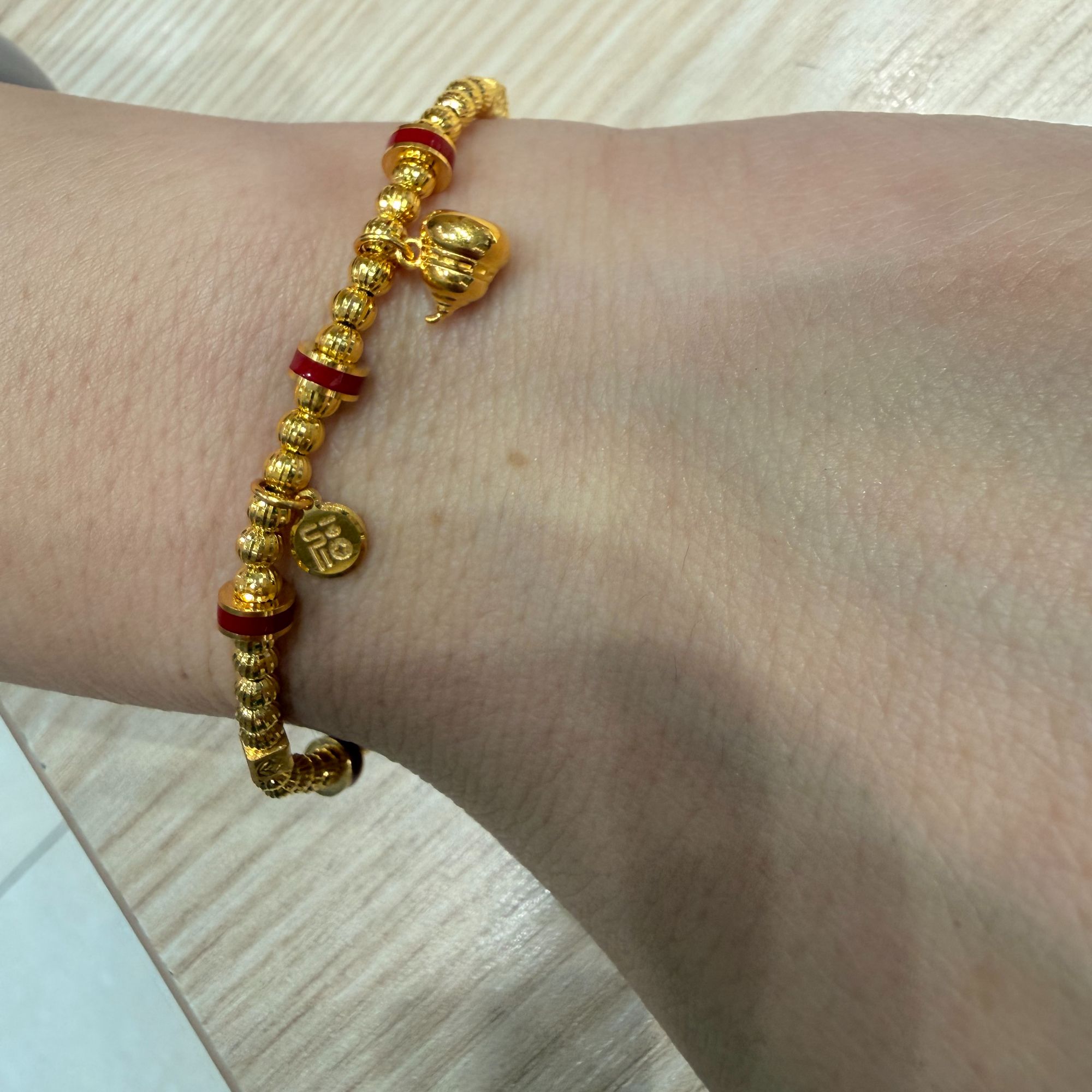 CBAI/菜百足金饰品9.16克