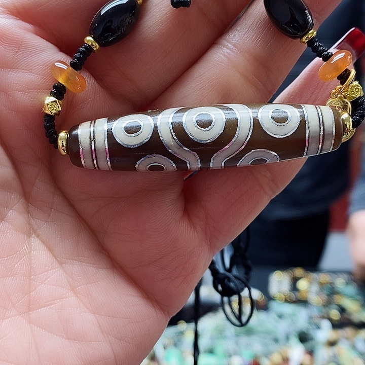 玛瑙/玉髓颈饰合金