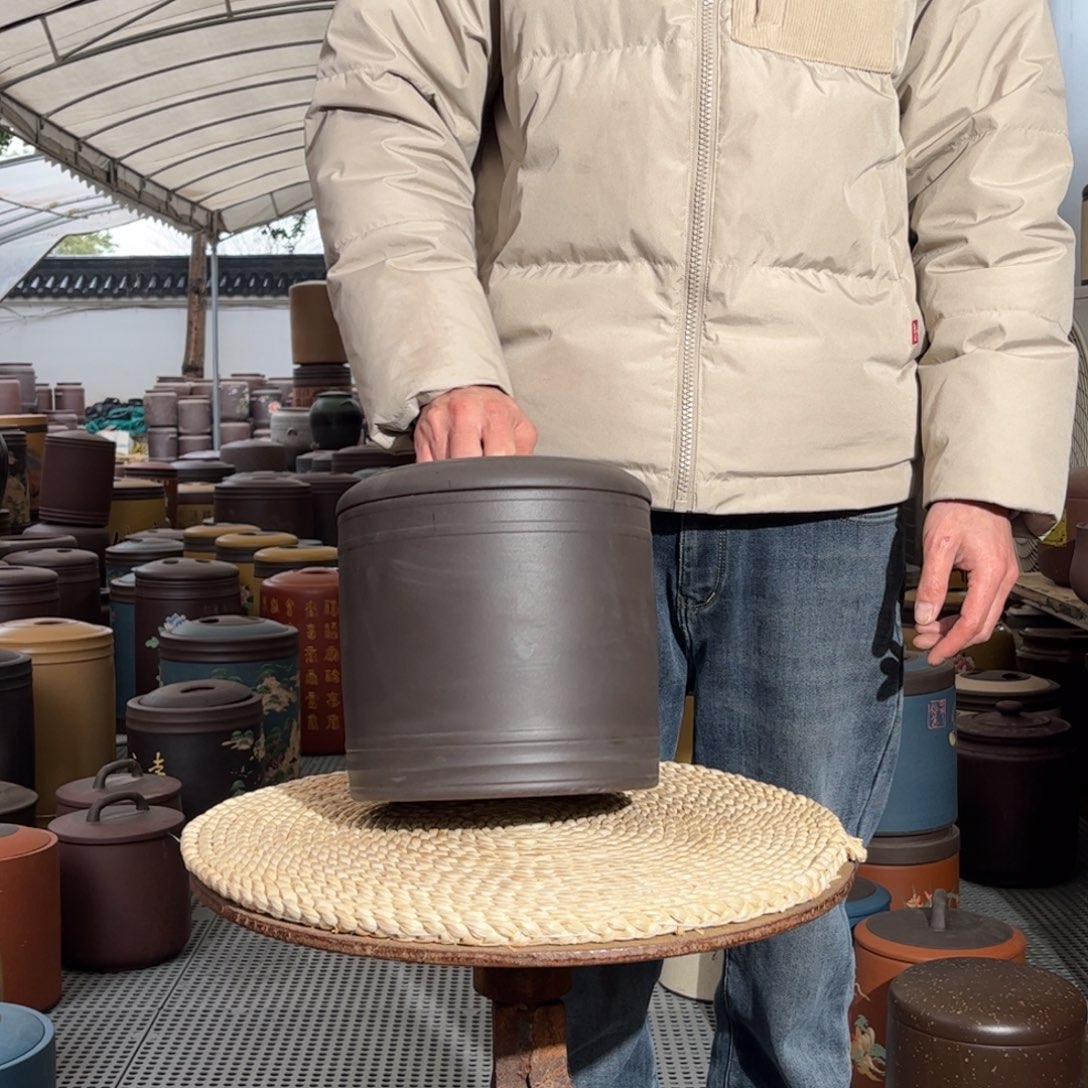 紫砂茶叶罐7 饼茶叶罐